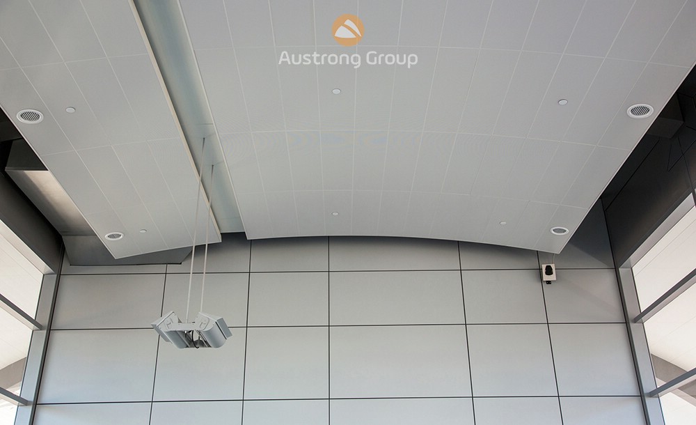 Aluminium Hook-on ceiling tiles