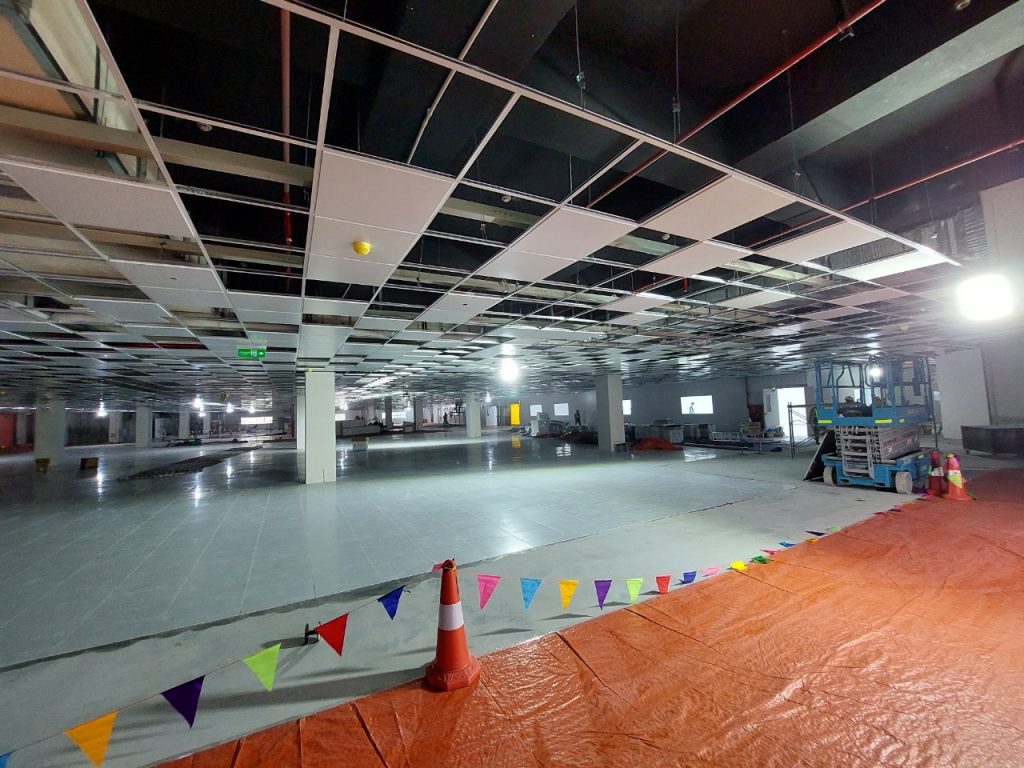 Hình ảnh dự án Trần nhôm 600x600 Lay-in