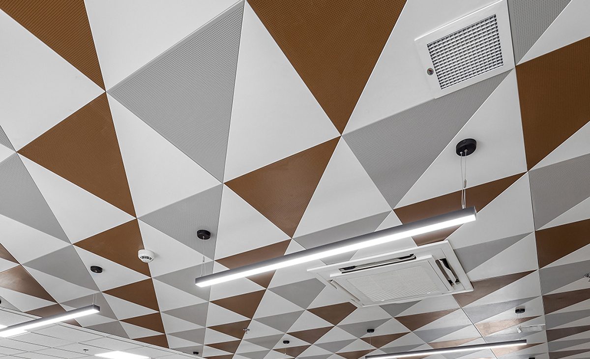 Trần nhôm tam giác Triangle – Tiles